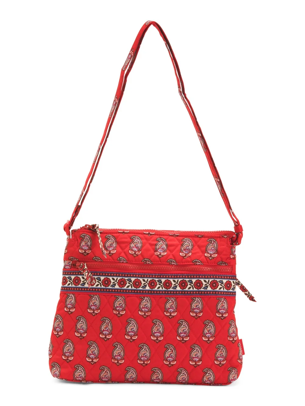 Vera Bradley Red Paisley Crossbody Bag